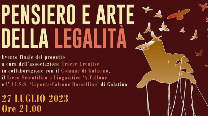 Pensiero e Arte della Legalità - evento finale Pensiero e Arte della Legalità - evento finale