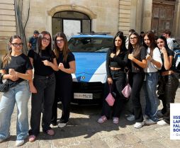 Gli studenti alla Festa della Polizia di Stato